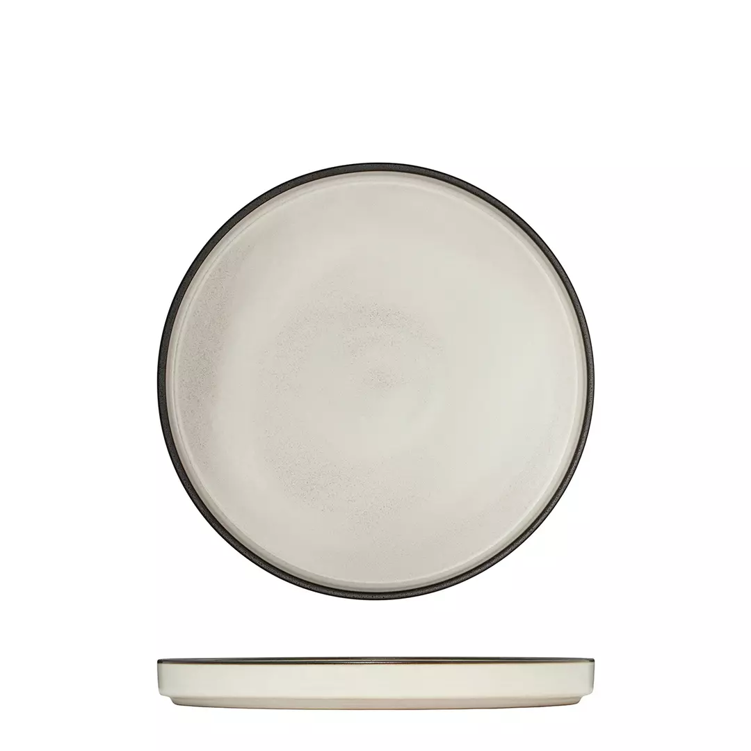Luzerne Mod Dusted White Round Stackable Plate 200mm