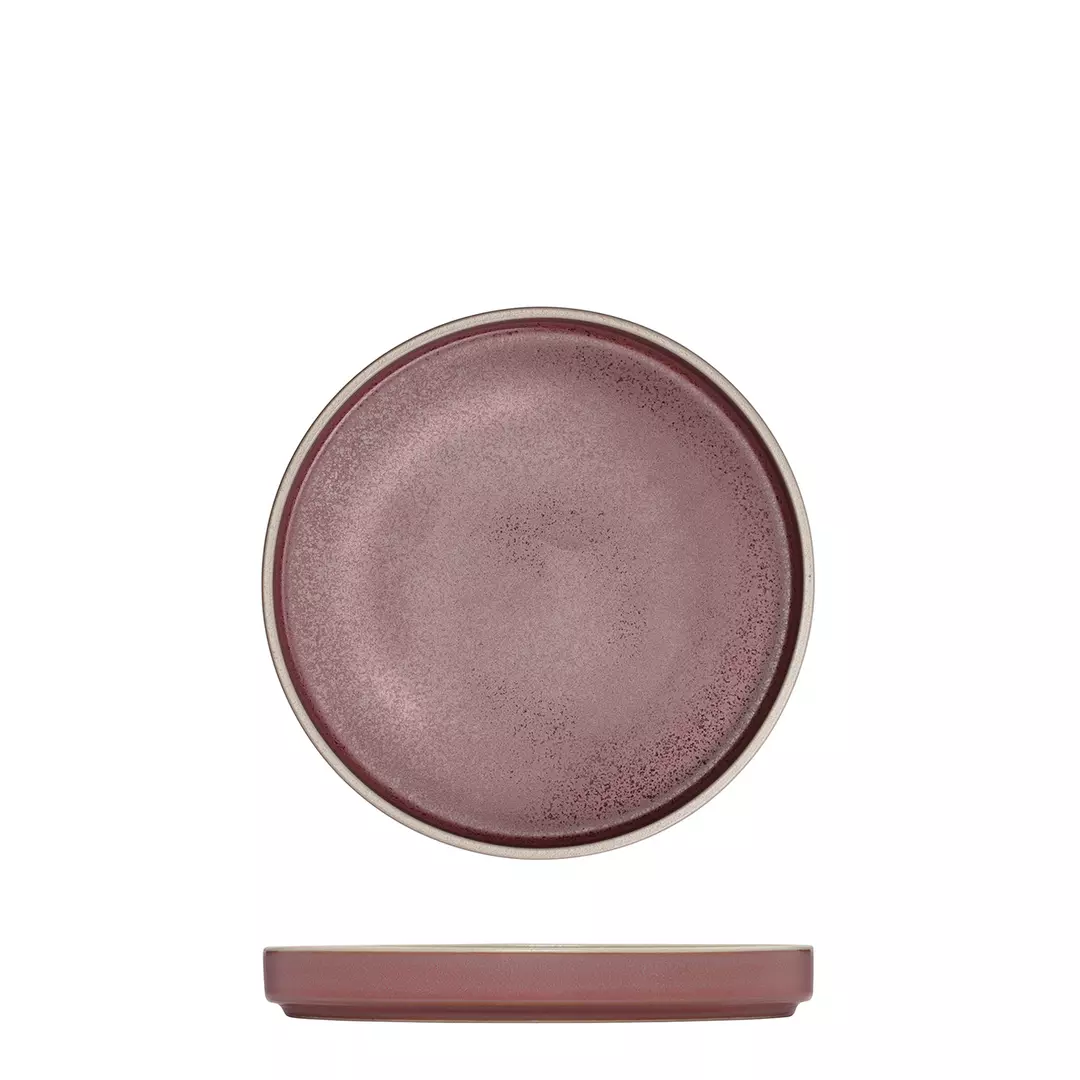 Luzerne Mod Smokey Plum Round Stackable Plate 160mm
