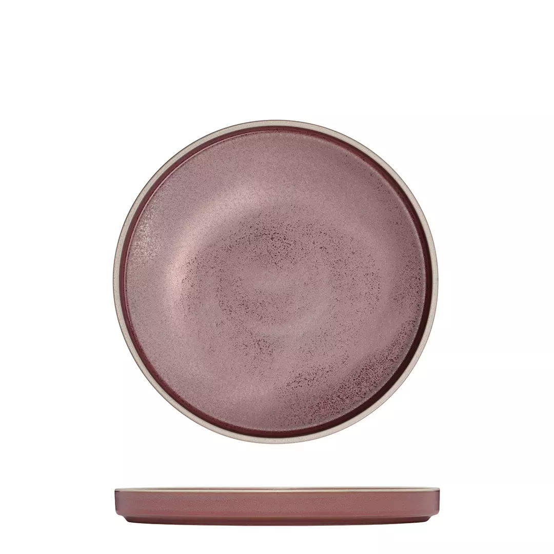 Luzerne Mod Smokey Plum Round Stackable Plate 200mm