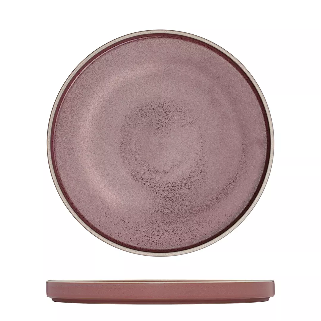 Luzerne Mod Smokey Plum Round Stackable Plate 235mm