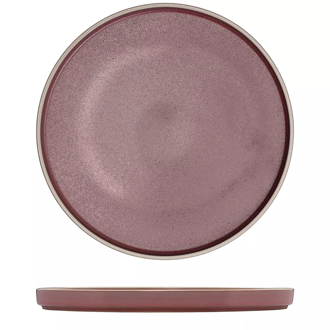 Luzerne Mod Smokey Plum Round Stackable Plate 270mm