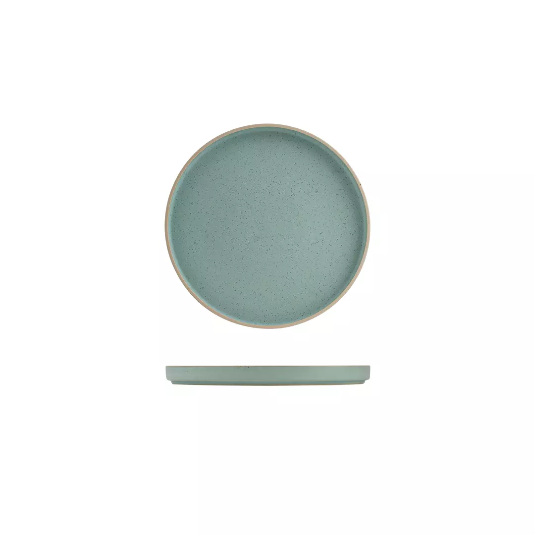 Luzerne Frosted Blue Stackable Plate 235mm