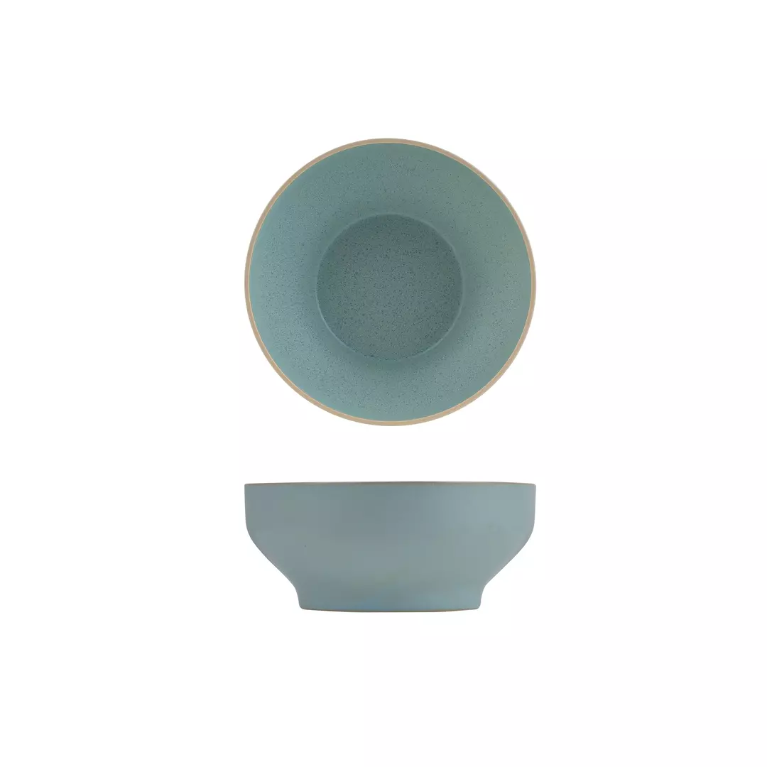 Luzerne Frosted Blue Round Bowl 212mm