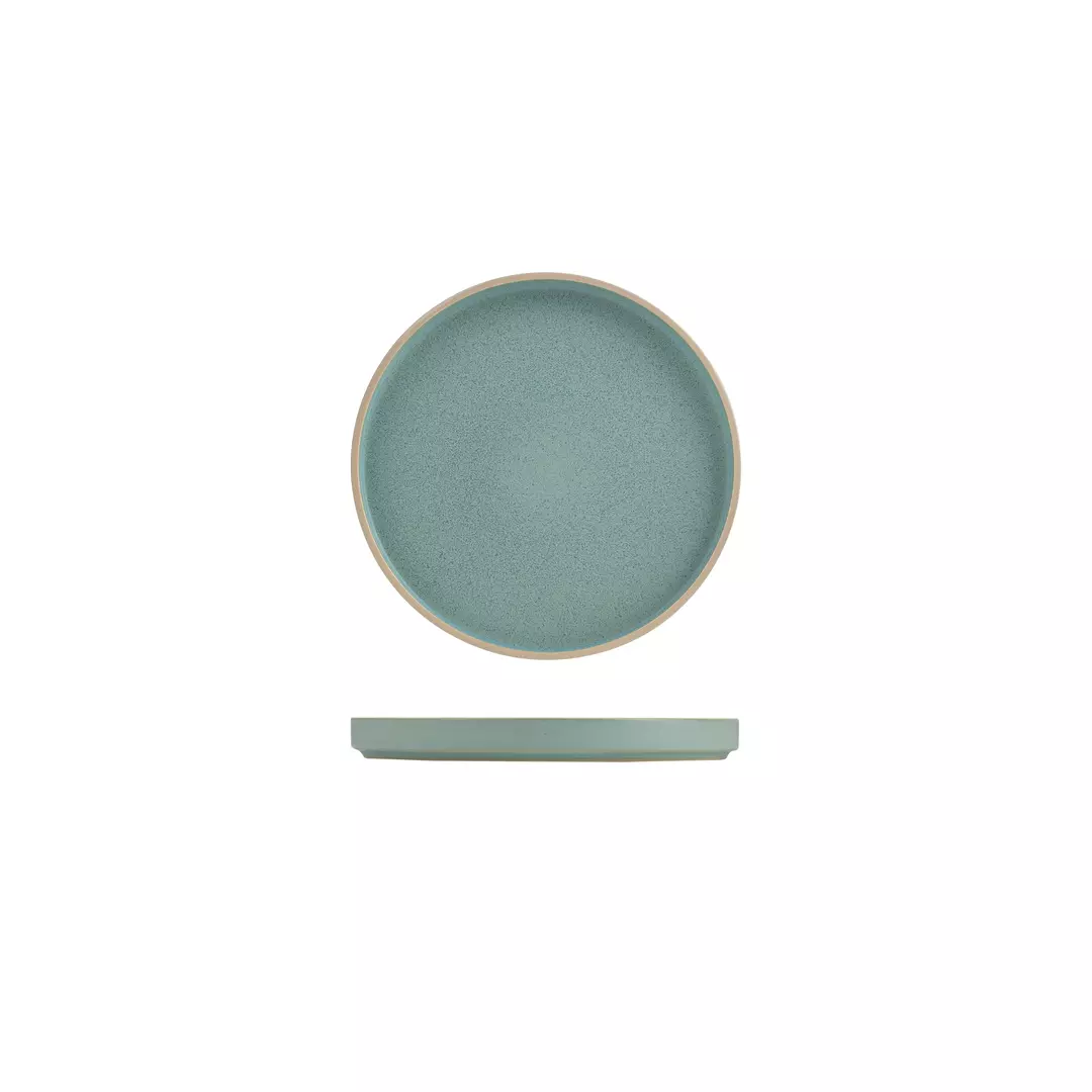 Luzerne Frosted Blue Stackable Plate 200mm