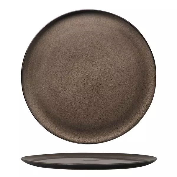 Luzerne Rustic Chestnut Pizza Plate 320mm