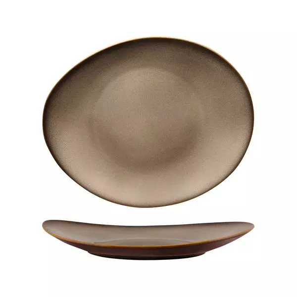 Luzerne Rustic Sama Oval Coupe Plate 948229