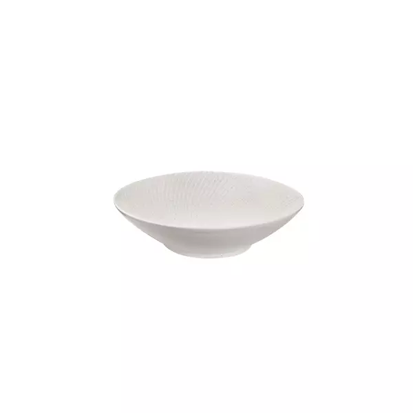 Luzerne Zen White Swirl Round Bowl 600ml