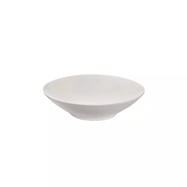 Luzerne Zen White Swirl Round Bowl 240mm