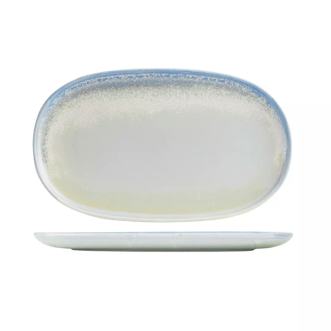 Moda Porcelain Cloud Oval Coupe Plate 926244