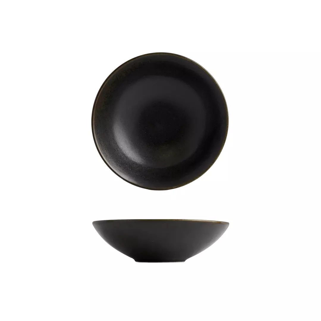Moda Porcelain Round Deep Bowl 845ml Earth