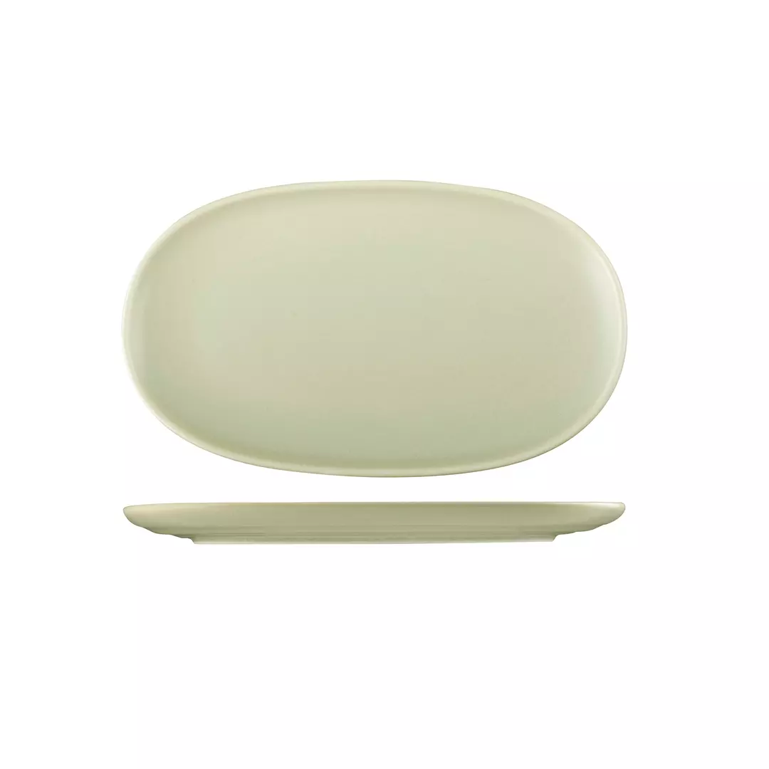 Moda Porcelain Lush Oval Coupe Plate 926941