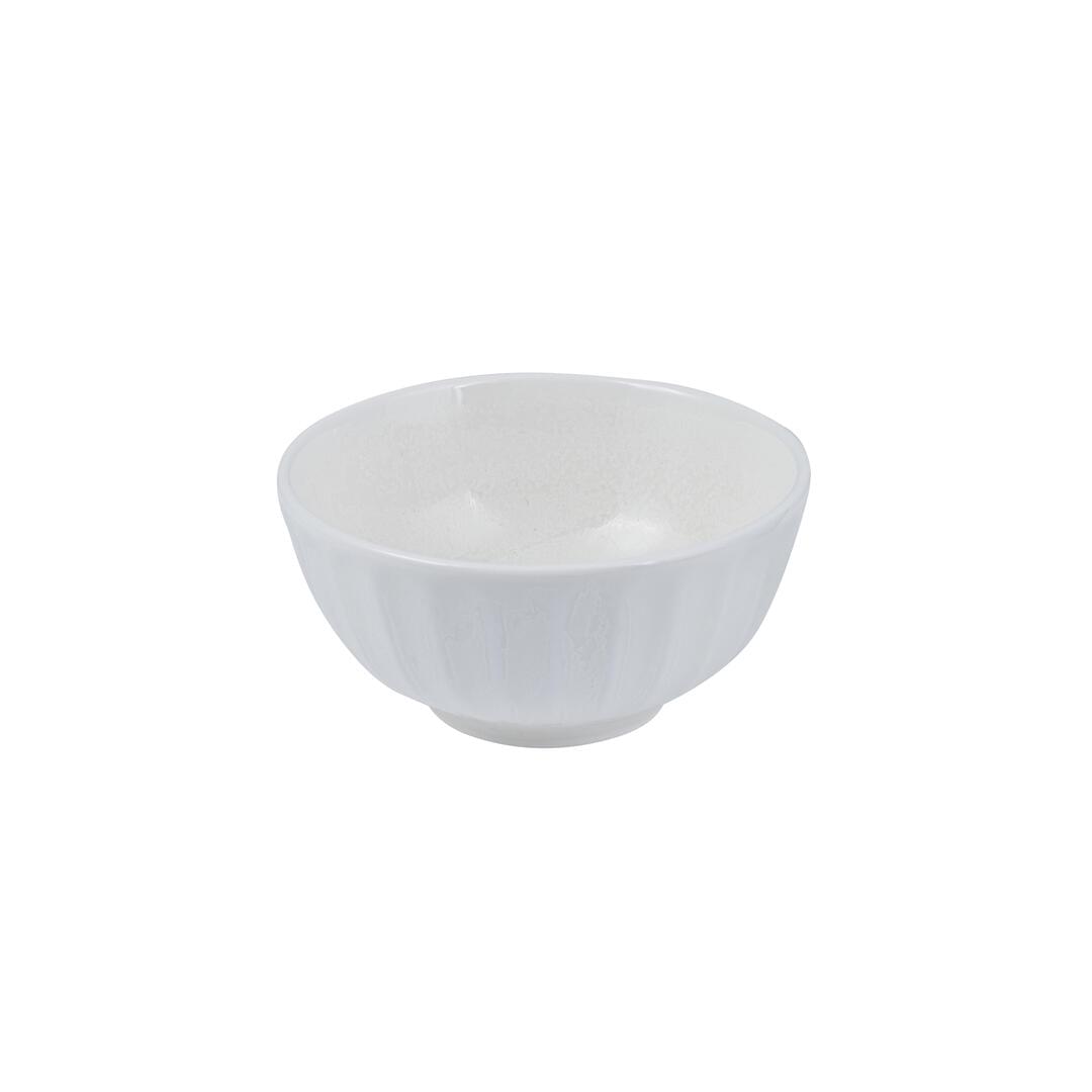Moda Porcelain Snow Scalloped Round Bowl 295ml