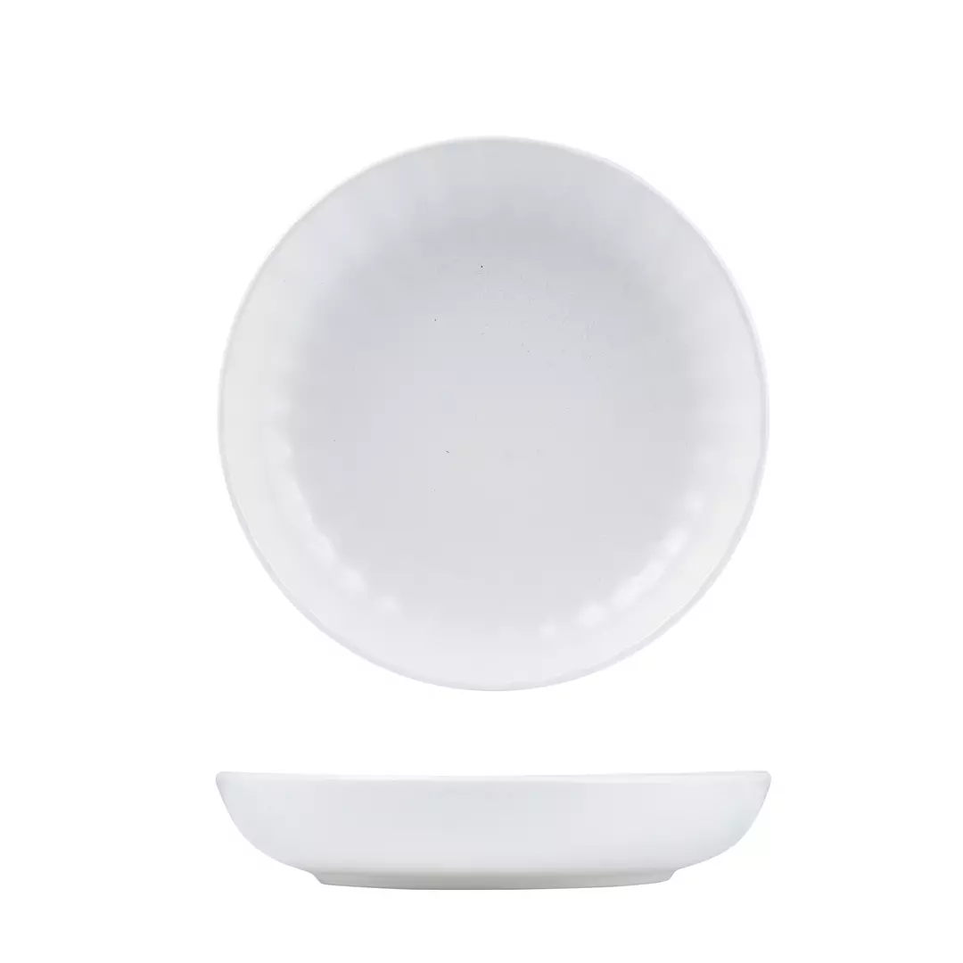 Moda Porcelain Snow Scalloped Share Bowl 230mm
