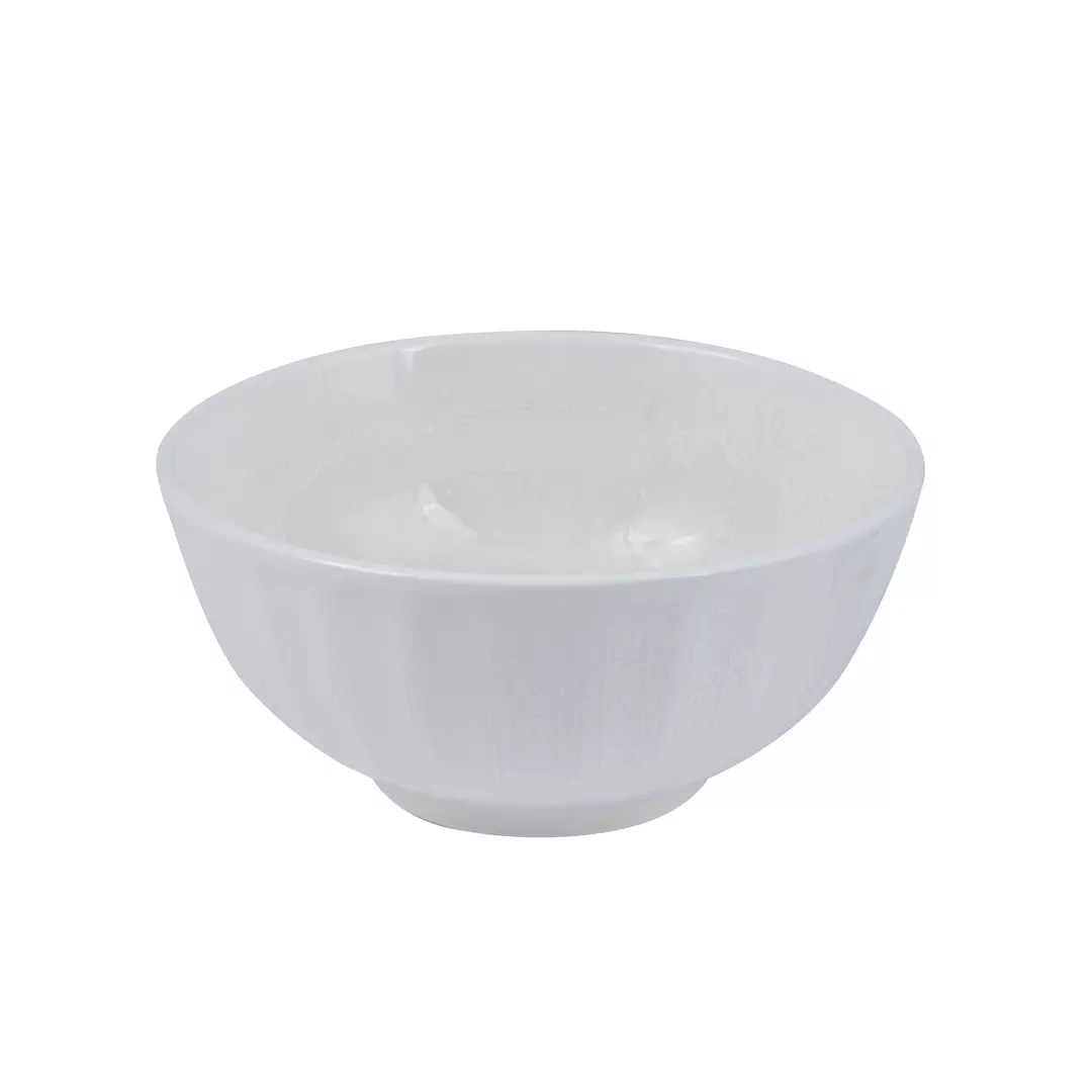 Moda Porcelain Snow Scalloped Round Bowl 180mm
