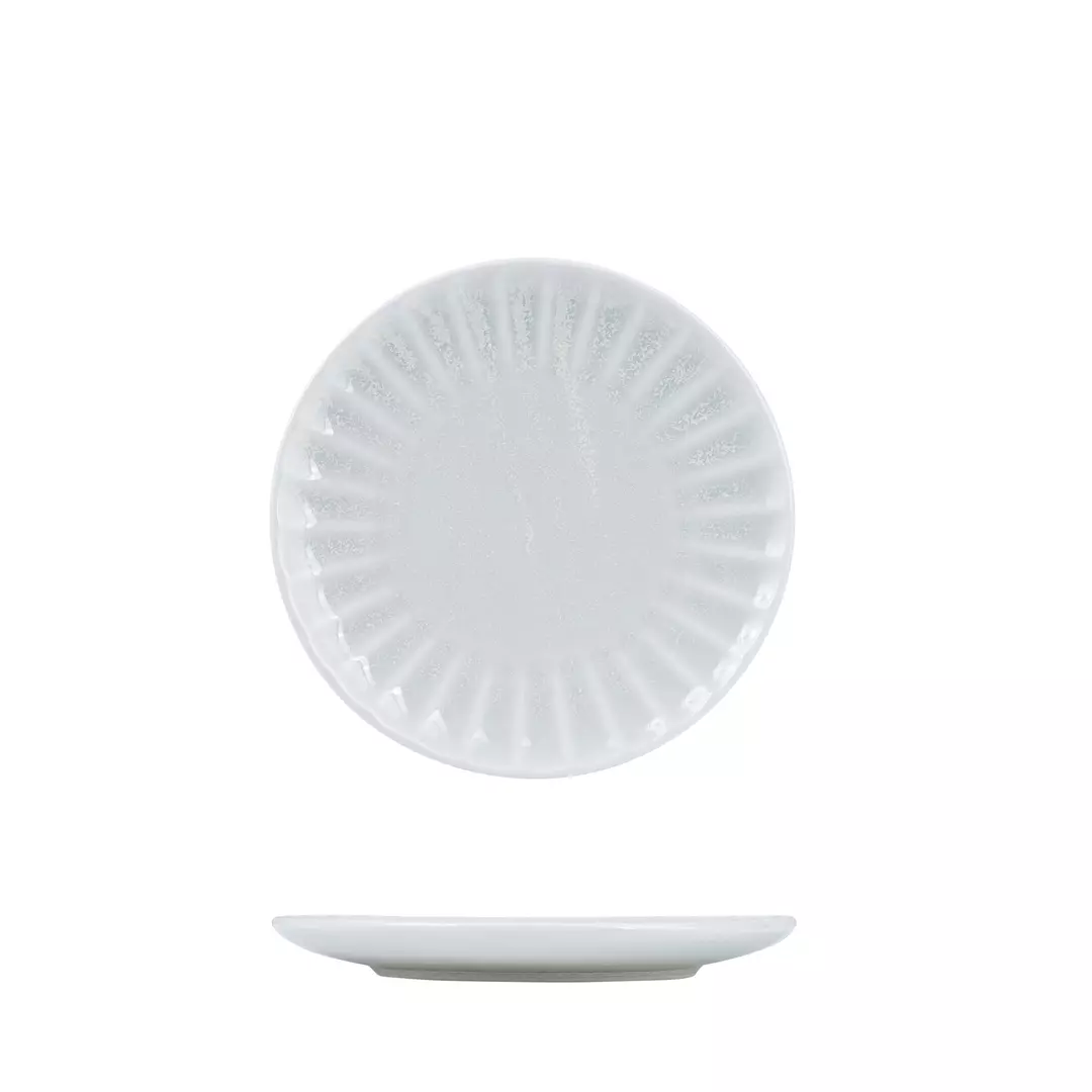 Moda Porcelain Willow Scalloped Round Plate 205mm