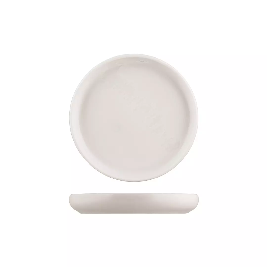 Moda Porcelain Snow Stackable Round Plate 182mm
