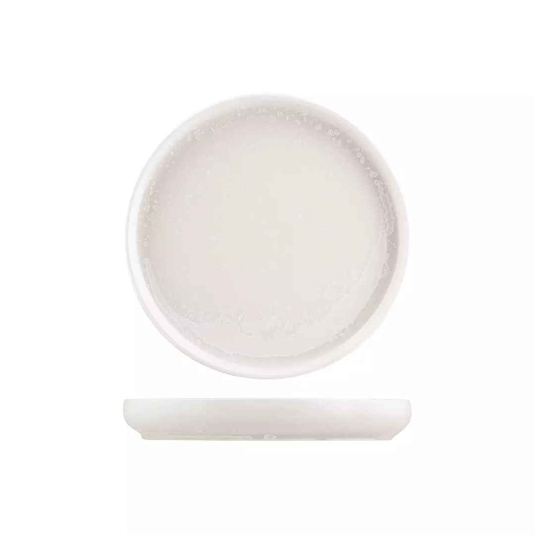 Moda Porcelain Snow Stackable Round Plate 260mm
