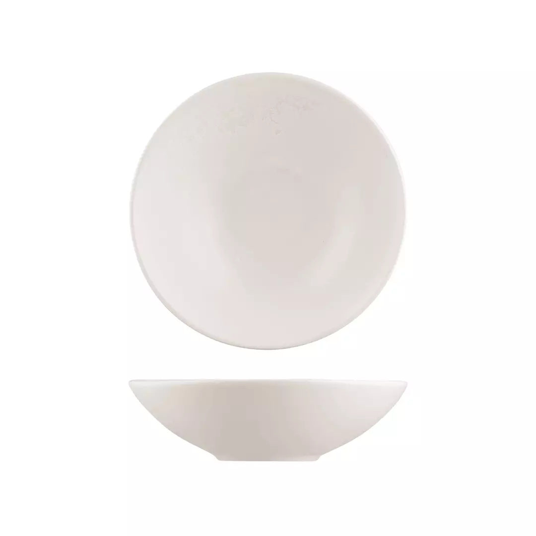 Moda Porcelain Snow Deep Round Bowl 230mm