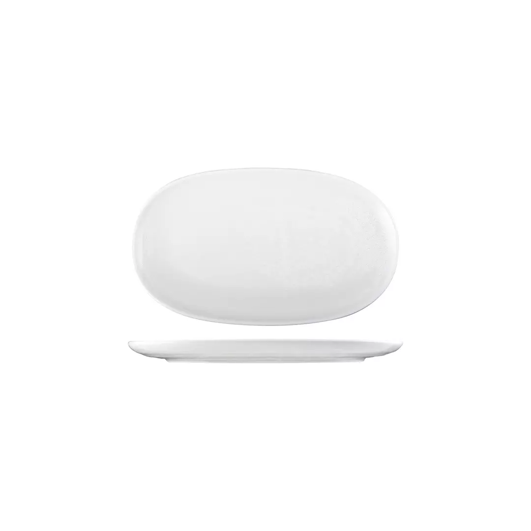 Moda Porcelain Willow Oval Coupe Plate 926741