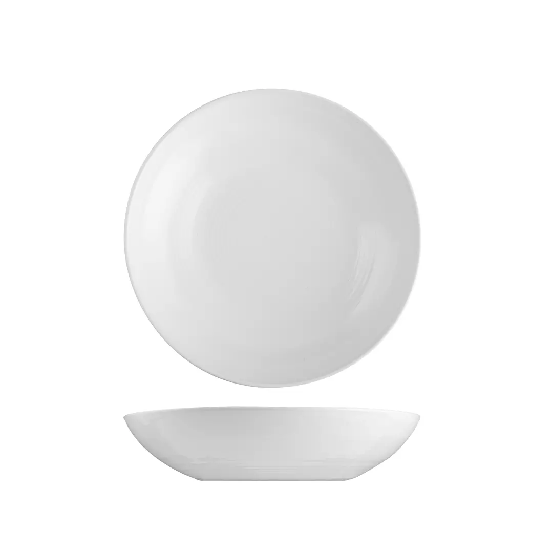 POTTR Aspen White Round Coupe Bowl 600ml