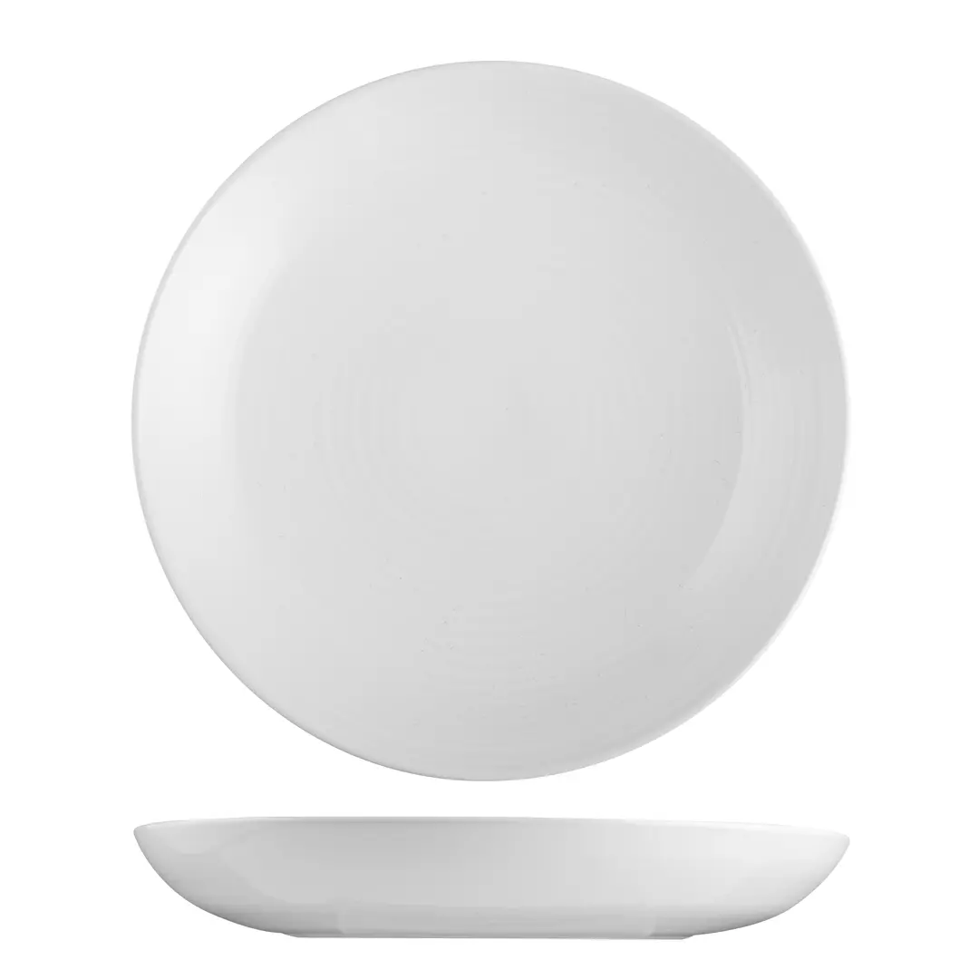 POTTR Aspen White Round Coupe Bowl 300mm