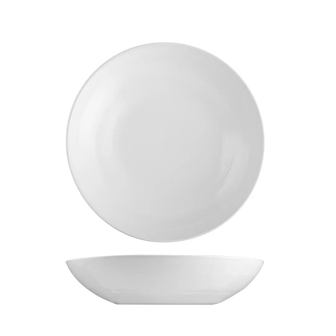 POTTR Aspen White Round Coupe Bowl 850ml