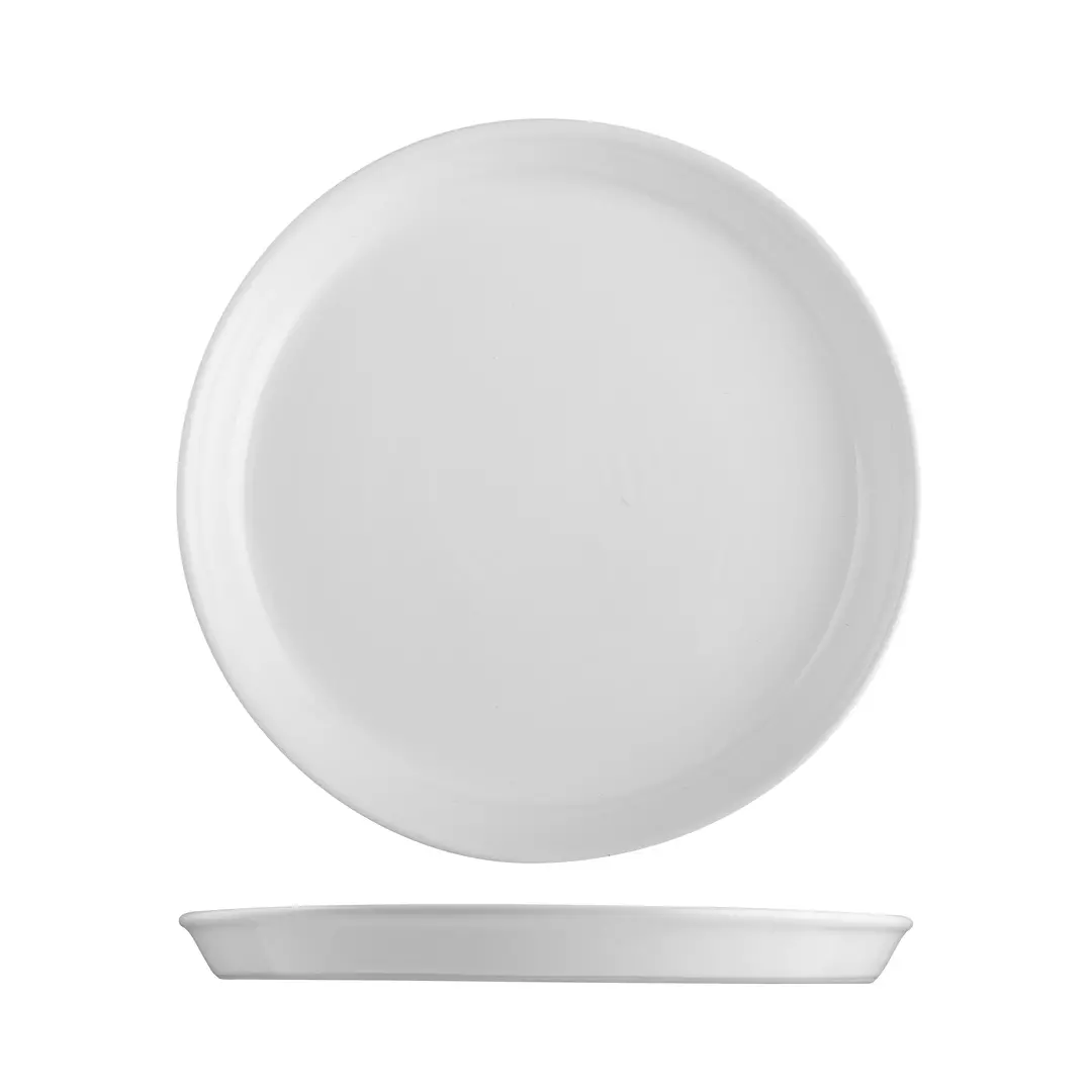 POTTR Finn White Round Tapered Plate 270mm