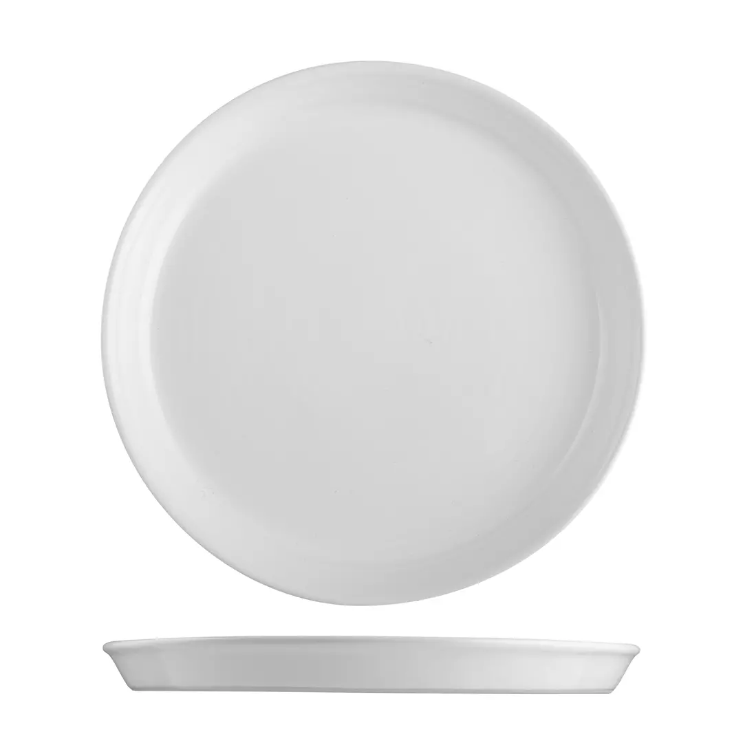 POTTR Finn White Round Tapered Plate 290mm