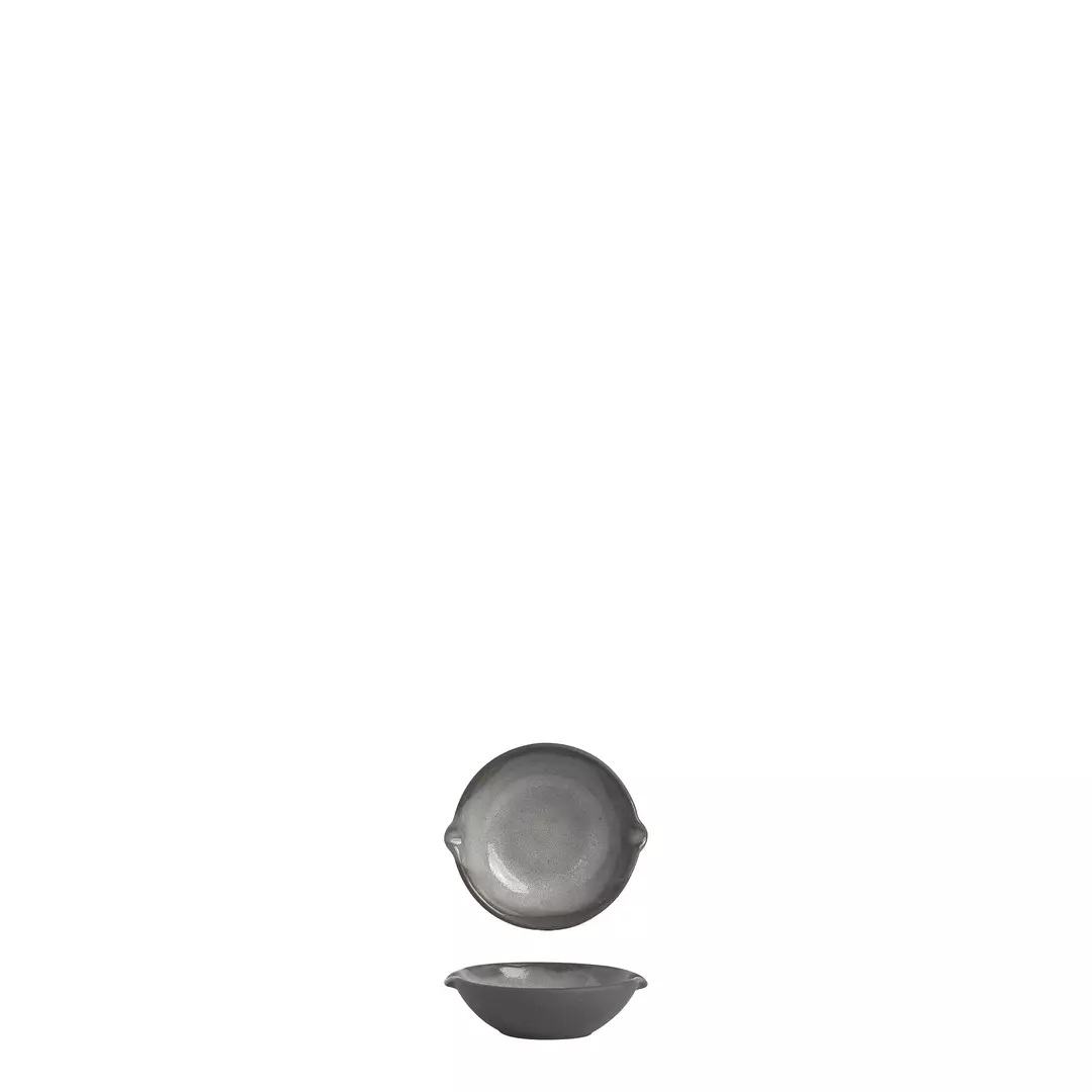 POTTR Gembrook Grey Dish with Double Spout 100ml