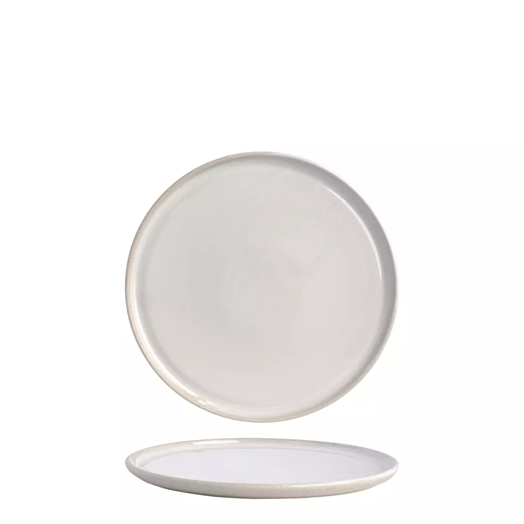 POTTR Gembrook White Round Flat Coupe Plate 280mm