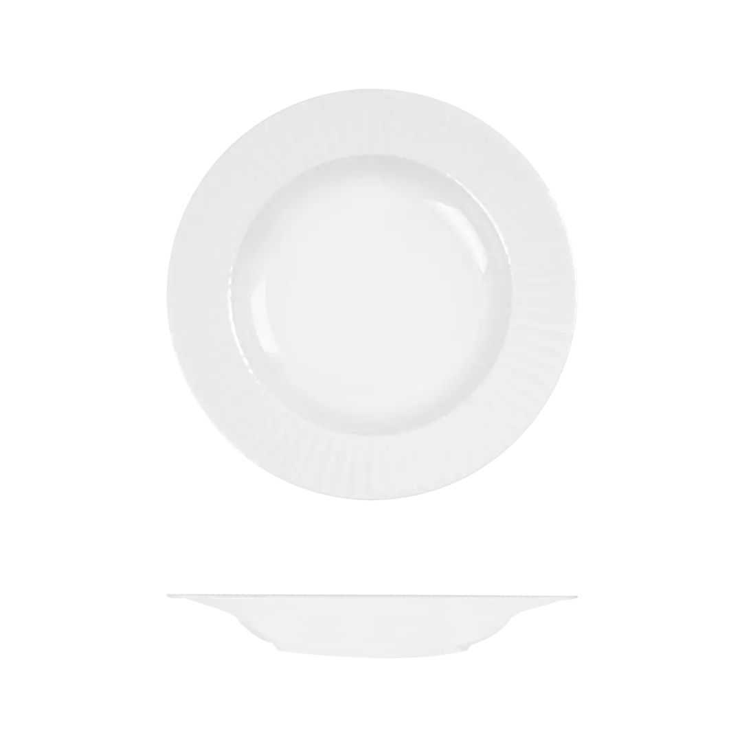 RAK Porcelain Round Bowl - Wide Rim 475ml White