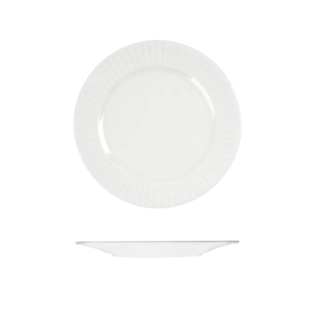 RAK Porcelain Round Plate - Wide Rim 210mm White