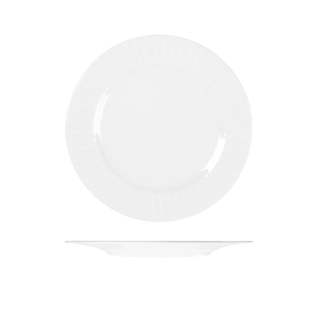 RAK Porcelain Round Plate - Wide Rim 270mm White