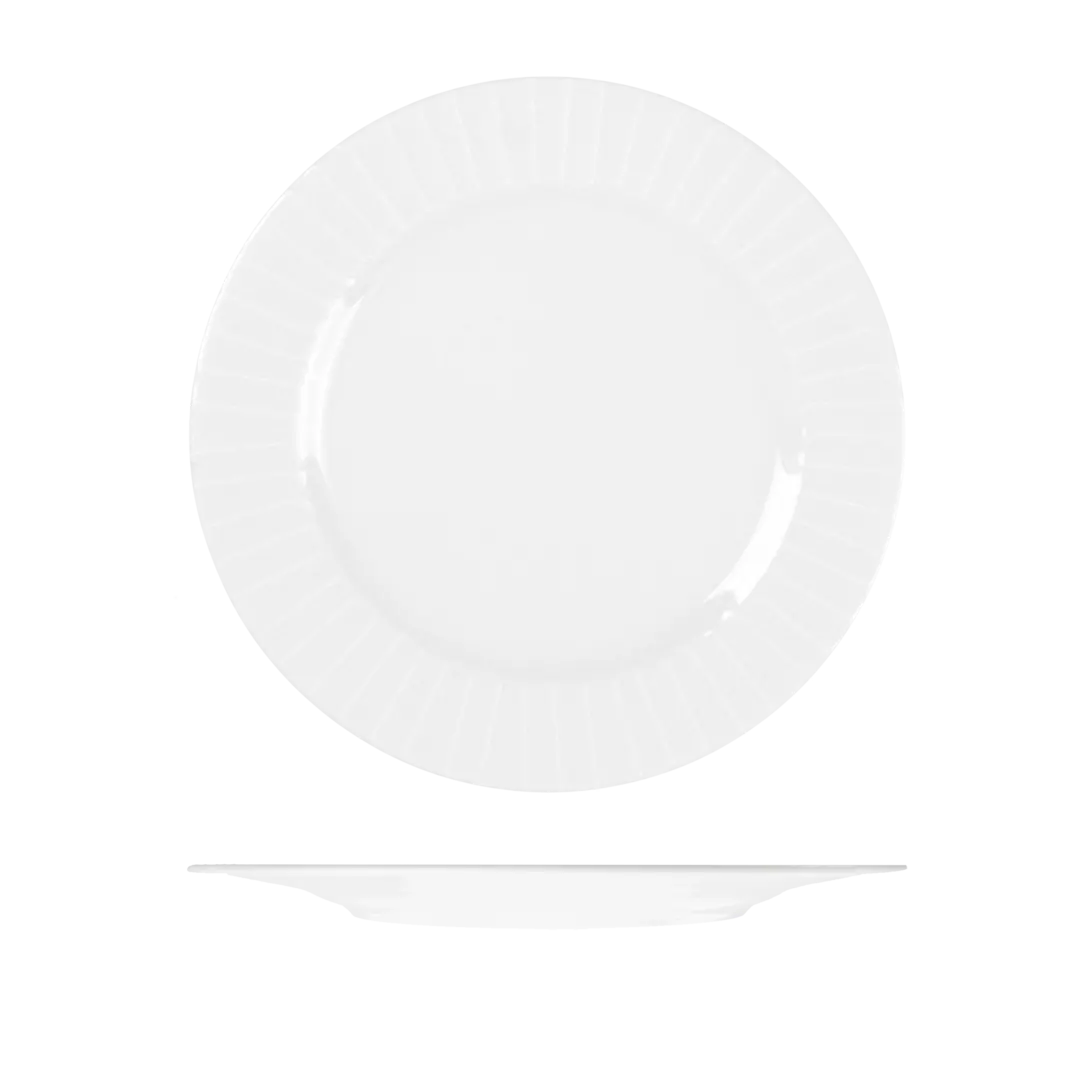 RAK Porcelain Round Plate - Wide Rim 290mm White