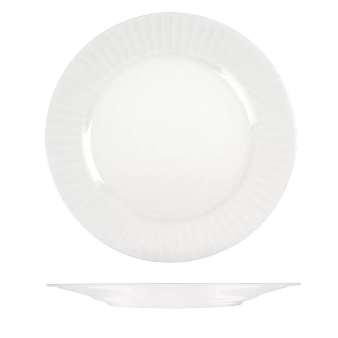 RAK Porcelain Round Plate - Wide Rim 310mm White