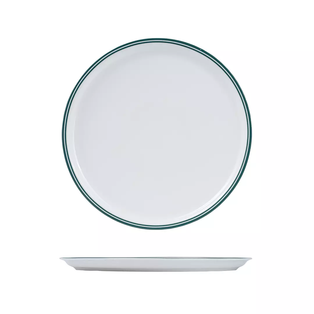 RAK Porcelain Nano Cru Green Pizza Plate 310mm