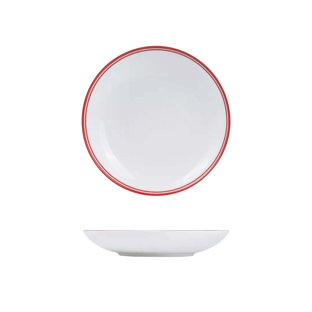 RAK Porcelain Nano Cru Red Round Coupe Bowl 800ml