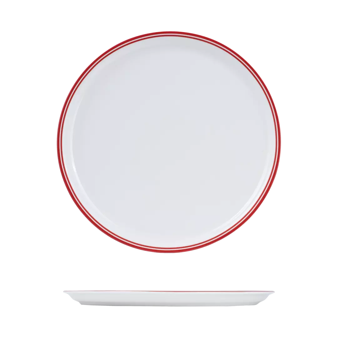 RAK Porcelain Nano Cru Red Pizza Plate 310mm