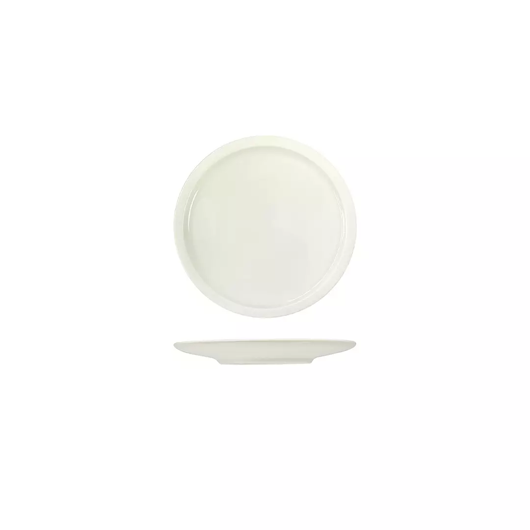 RAK Porcelain Ease Ivory Flat Coupe Plate 160mm