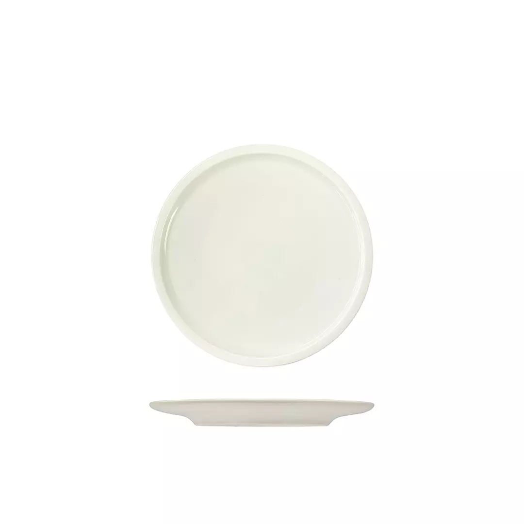 RAK Porcelain Ease Ivory Flat Coupe Plate 210mm