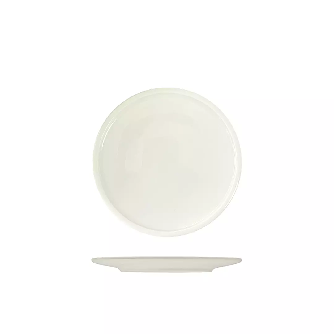 RAK Porcelain Ease Ivory Flat Coupe Plate 240mm