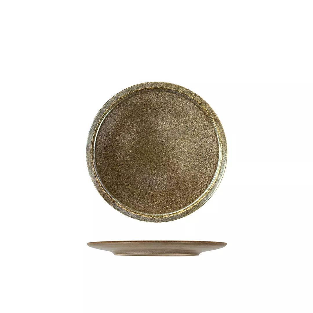 RAK Porcelain Ease Rust Flat Coupe Plate 240mm