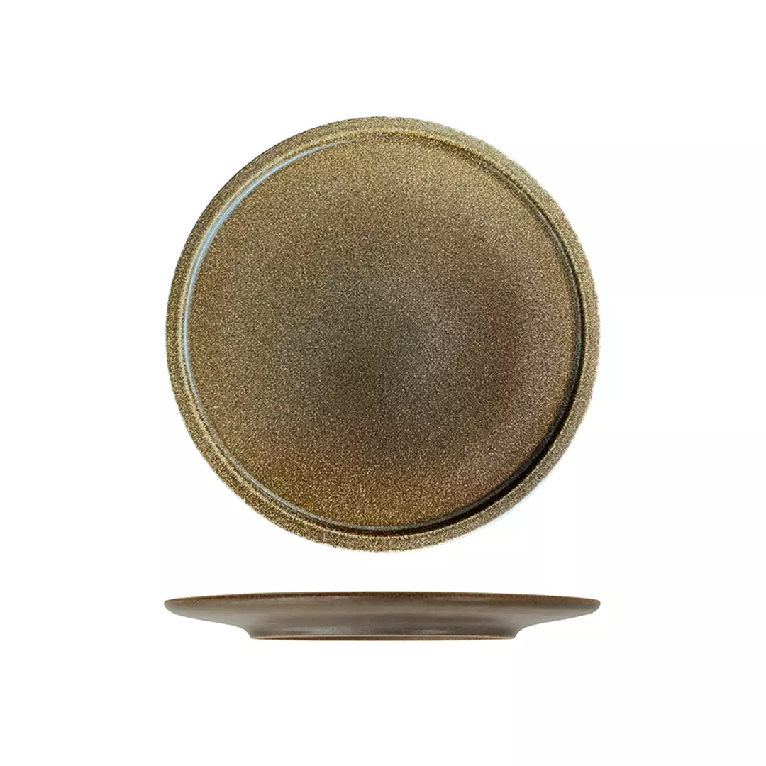 RAK Porcelain Ease Rust Flat Coupe Plate 280mm
