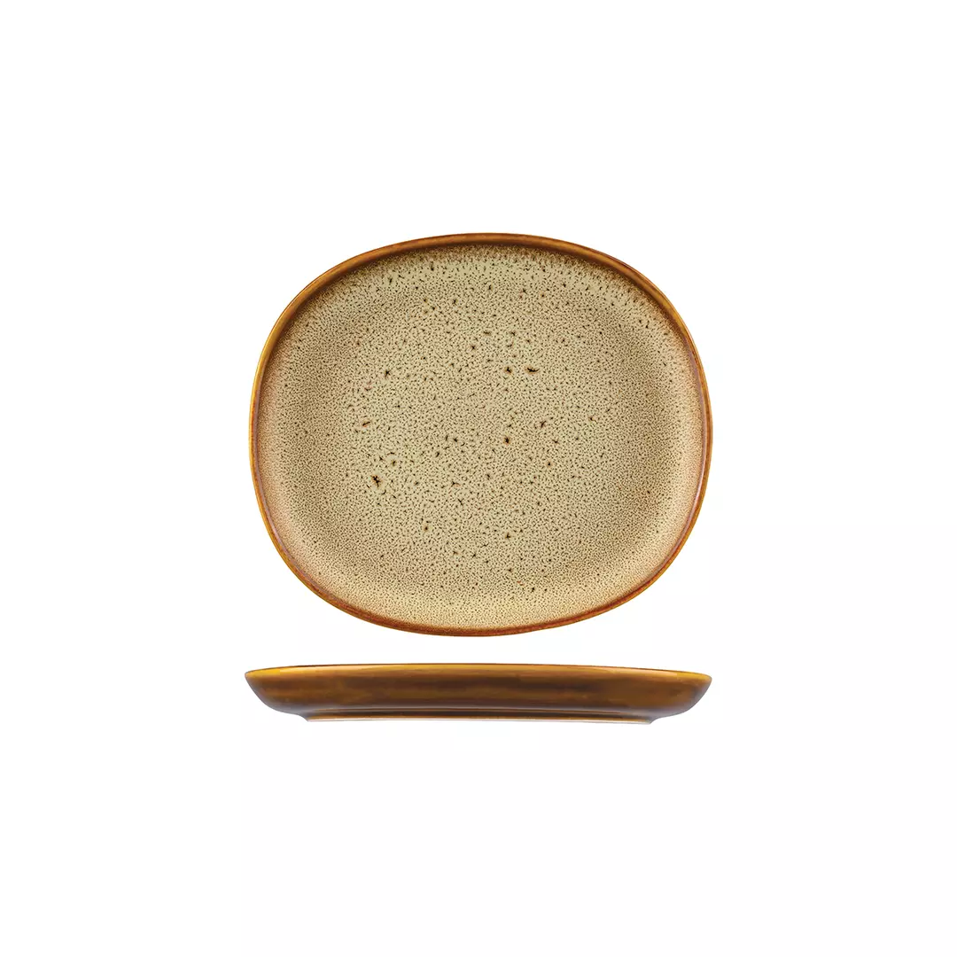 Ora Arica Oval Coupe Plate (955120-AR)