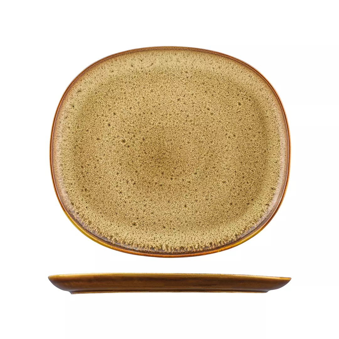 Ora Arica Oval Coupe Plate (955128-AR)