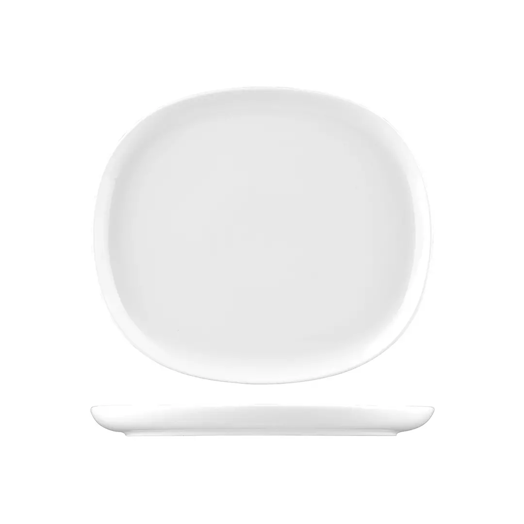 Sango Oval Coupe Plate White 955128