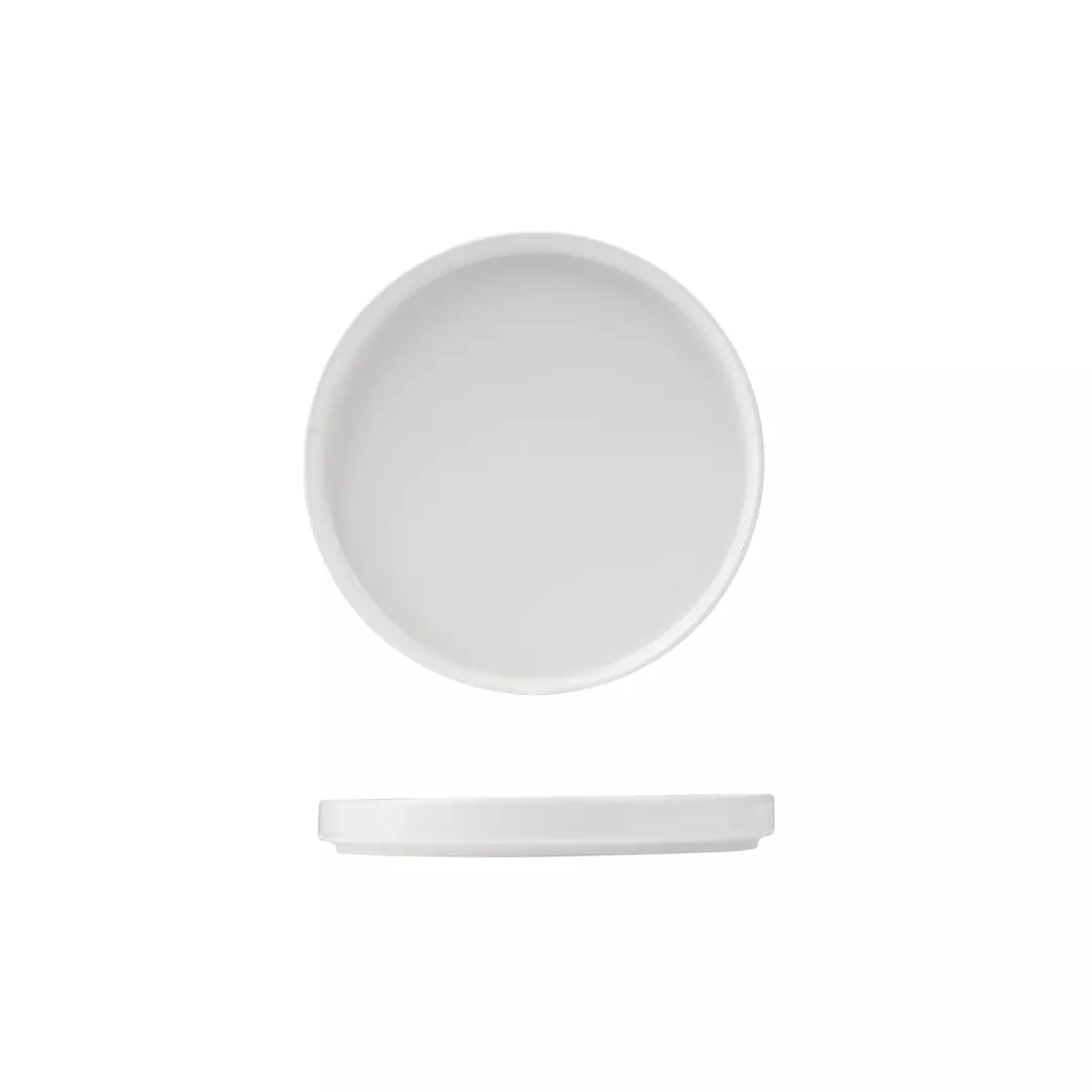Sango Round Low Stackable Plate 200mm White