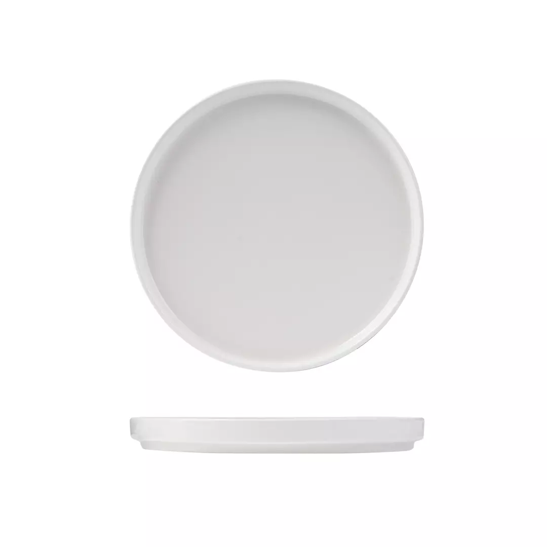Sango Round Low Stackable Plate 260mm White