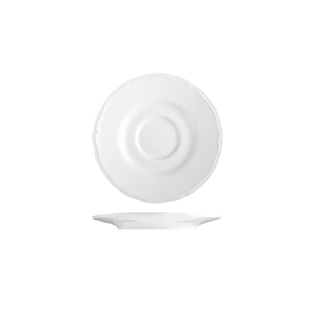 Tuxton Charleston Stackable Cup Saucer 155mm