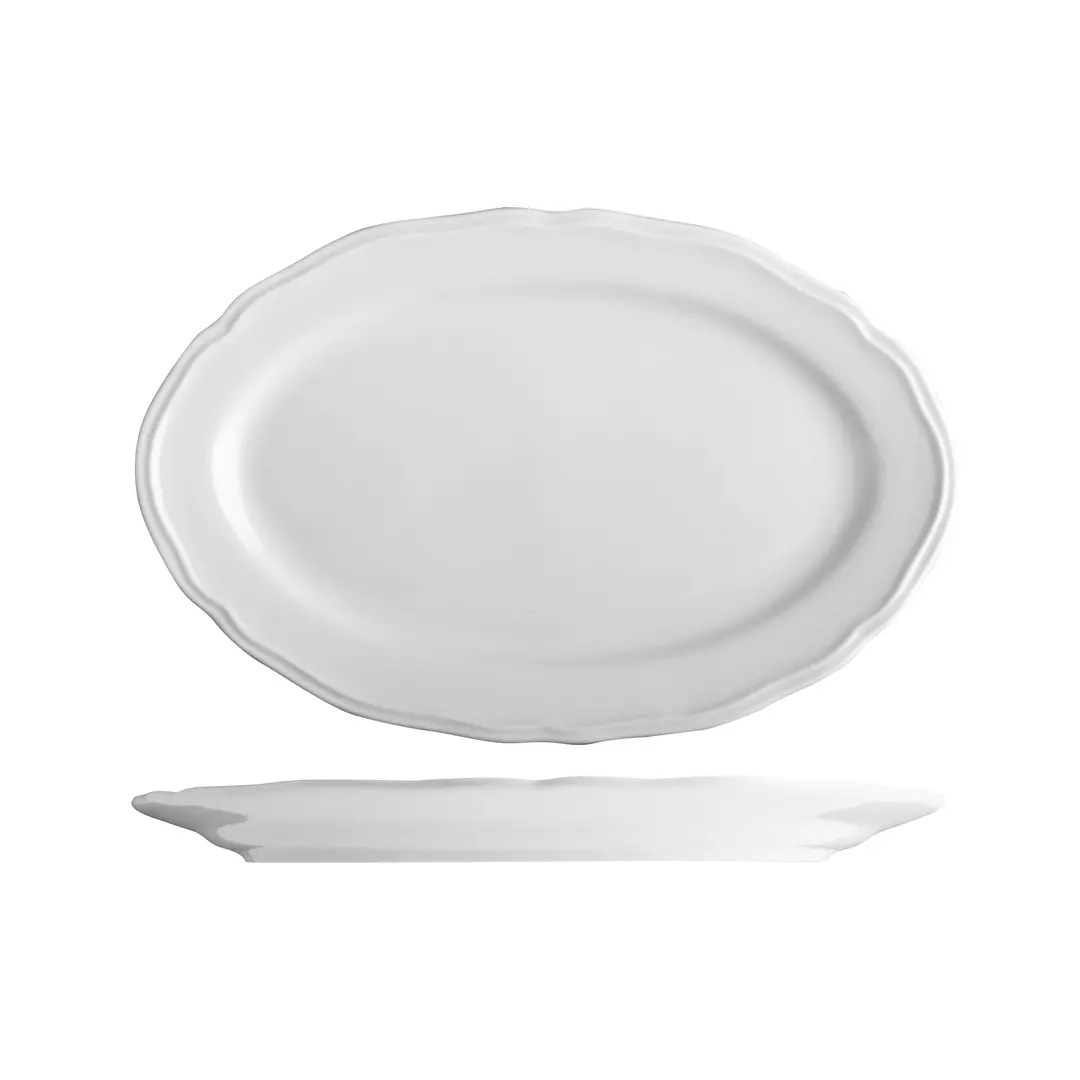 Tuxton Charleston Oval Plate TX120131